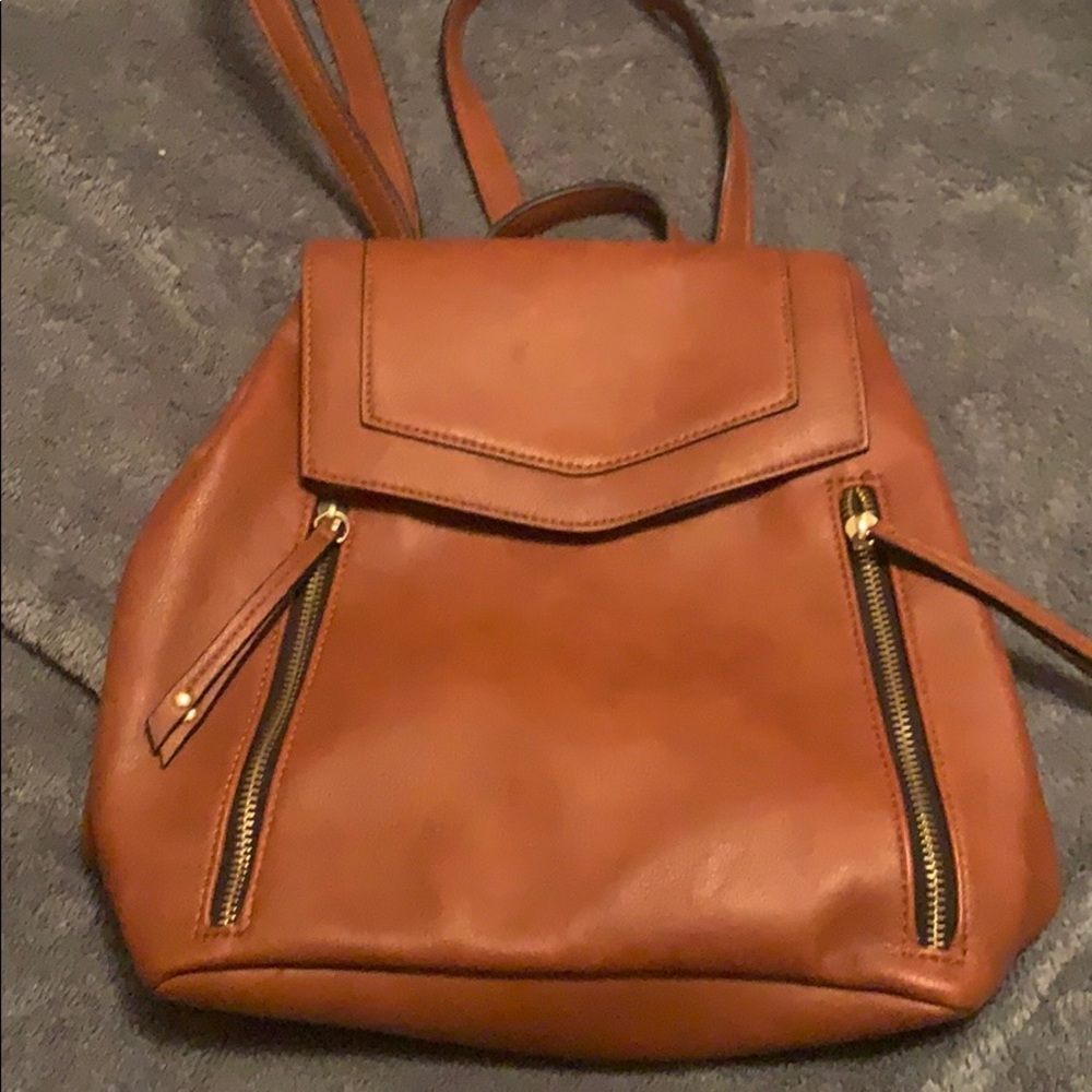 Express cognac backpack